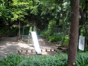 デミレンズで滑り台