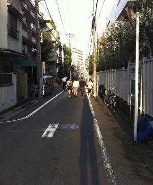 大正村の裏通り