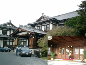 奈良ホテル10年前の玄関