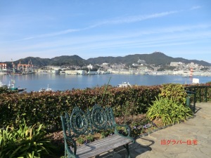 グラバー住宅から長崎港を望む