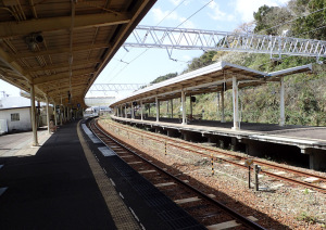 14串本駅プラットホーム